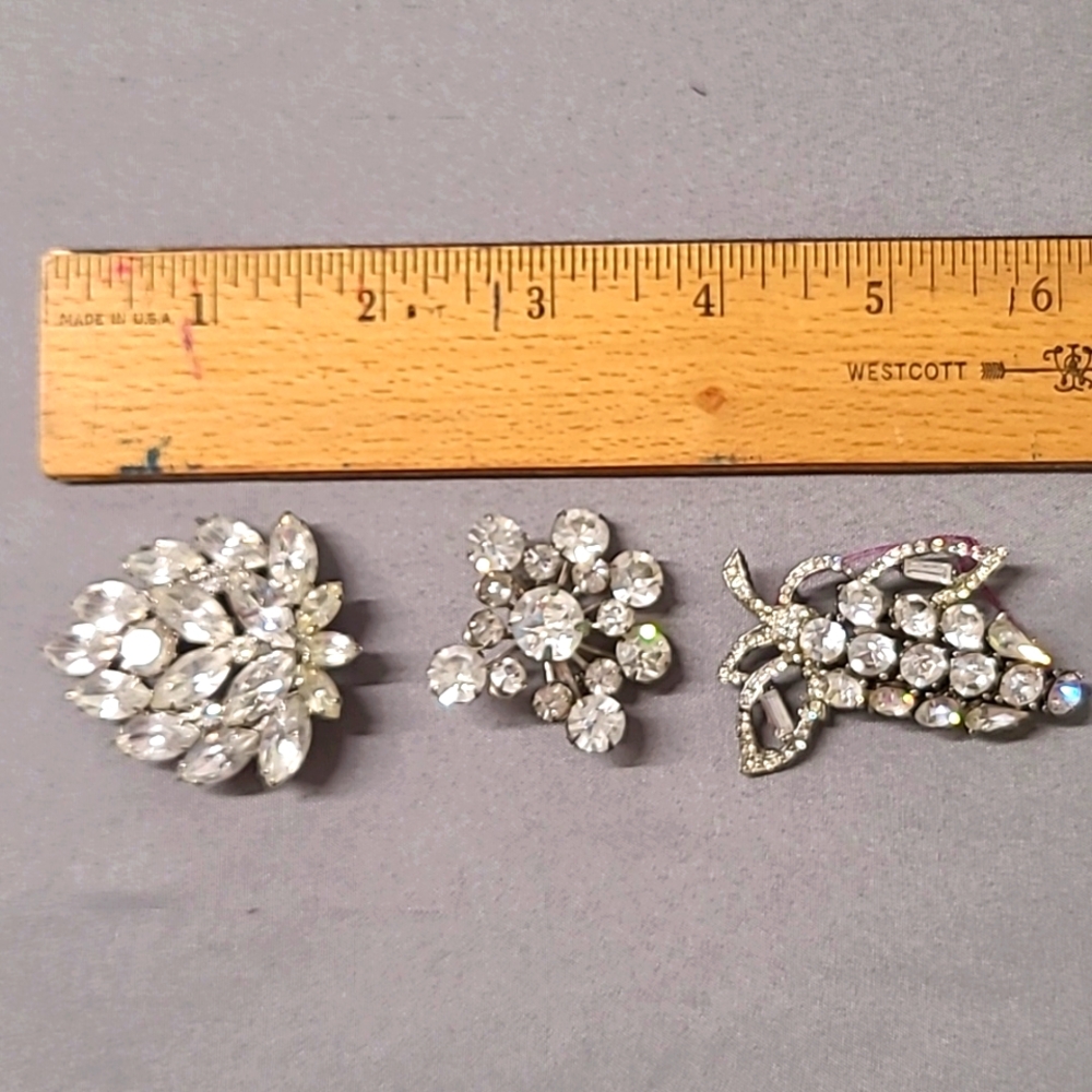 3 beautiful brooches